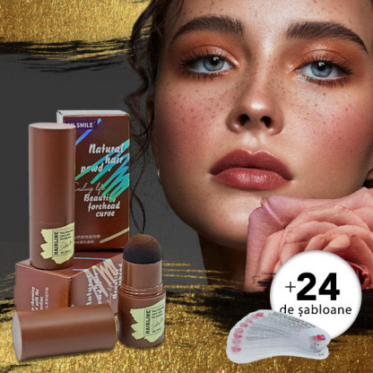 Set pentru modelarea sprâncenelor (șabloane + pigment)