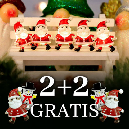 Lumini de sărbători “Santastring” 2+2 GRATIS