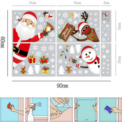 Abțibilduri statice SantaJoy