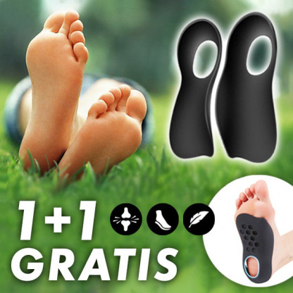 Talpă plată pentru picioare 2 bucăți + 2 bucăți GRATIS