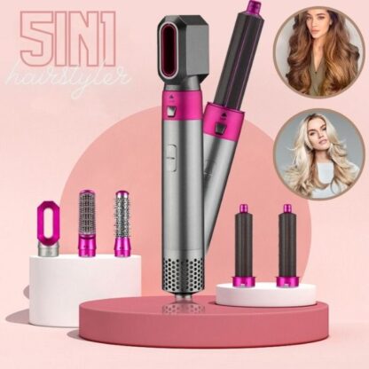 Set pentru stilat și uscat (USCĂTOR DE PĂR + 4 atașamente)