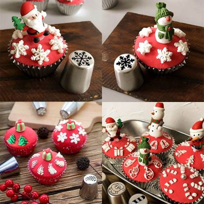 Set decorare desert de Crăciun (15 buc)