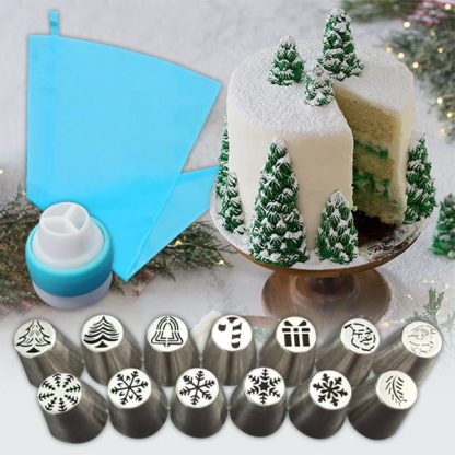 Set decorare desert de Crăciun (15 buc)