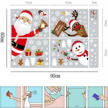 Abțibilduri statice SantaJoy