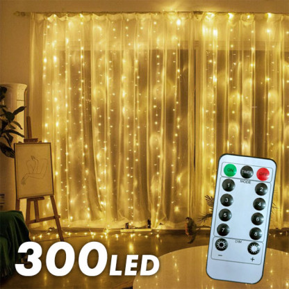 Perdea LED strălucitoare