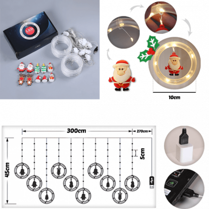 Lumini LED de Crăciun 1+1 GRATIS