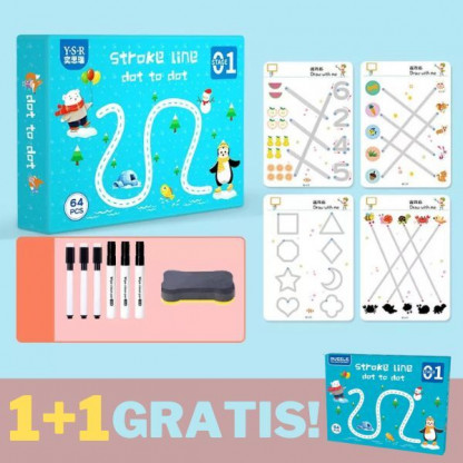 Set cu exerciții interactive pentru copii "My first learning" 1+1 GRATIS