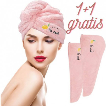 Prosop pentru uscarea rapidă a părului 1+1 GRATIS