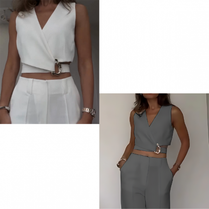 Top alb elegant