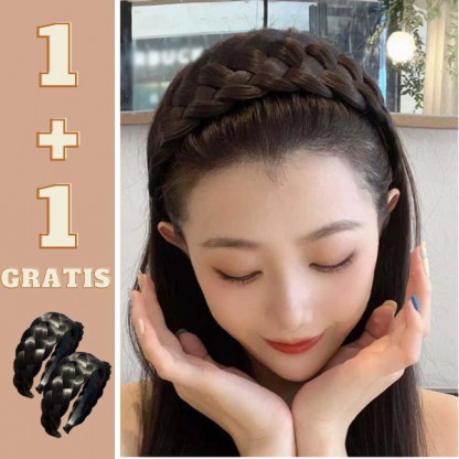 Elastic Cordea cu Păr Împletit 1+1 GRATIS
