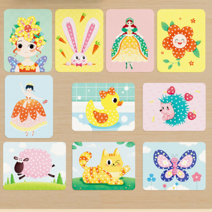 Puzzle Creativ Pictat Punctat (10 DB)