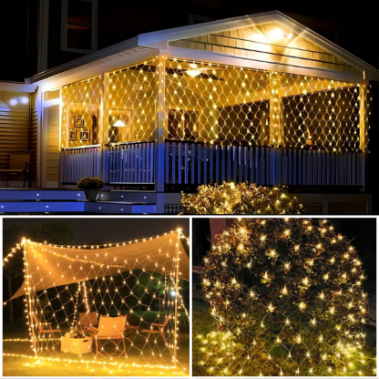 Plasă Decorativă cu Lumini LED