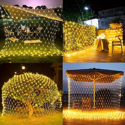 Plasă Decorativă cu Lumini LED