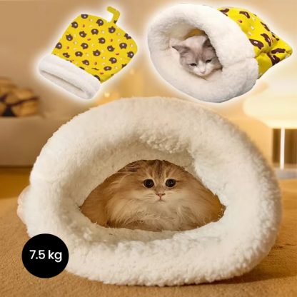 Sac de dormit CozyNest pentru pisici
