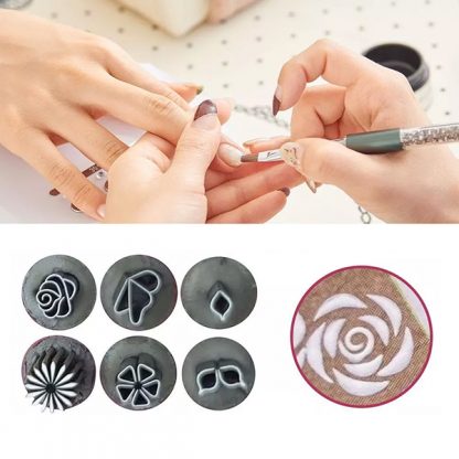 Set de ștampile NailArt 15+15 GRATIS