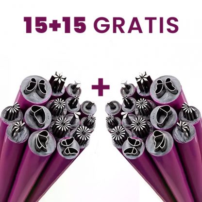 Set de ștampile NailArt 15+15 GRATIS