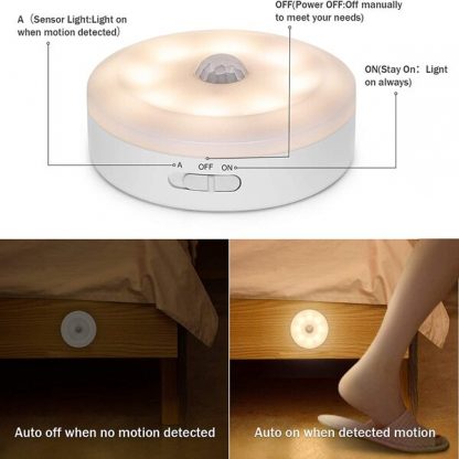 Lumină LED Senzor Mișcare 1+1 GRATIS