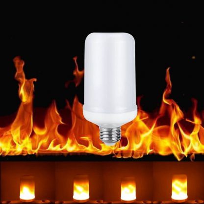 Bec cu Lumină LED Efect Flacări
