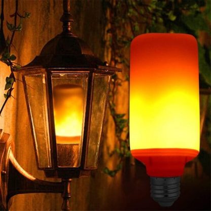 Bec cu Lumină LED Efect Flacări
