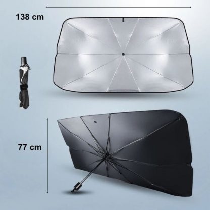 Parasolar pentru parbriz – Carbrella 1+1 GRATIS