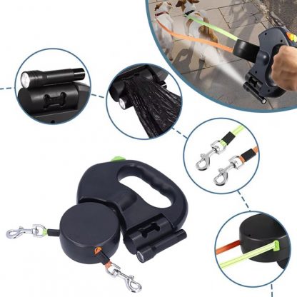 Lesă dublă pentru câini - FlexiPaws