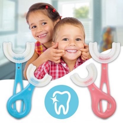 Periuță de dinți cu formă inovatoare 2+2 GRATIS (4 buc.)